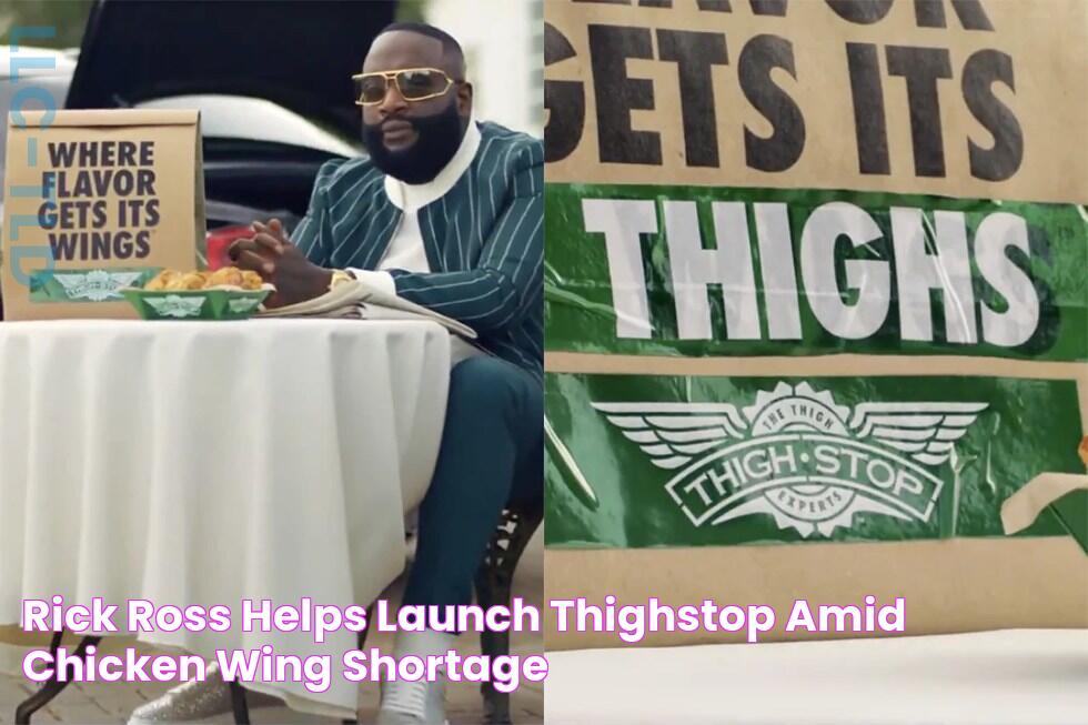 Rick Ross Helps Launch Thighstop Amid Chicken Wing Shortage