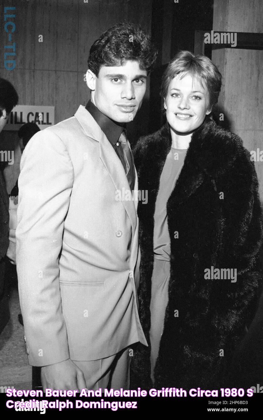 Steven Bauer and Melanie Griffith Circa 1980's Credit Ralph Dominguez