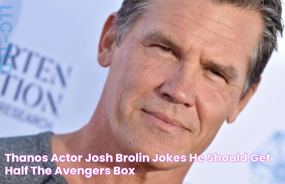 Thanos Actor Josh Brolin Jokes He Should Get Half the ‘Avengers’ Box