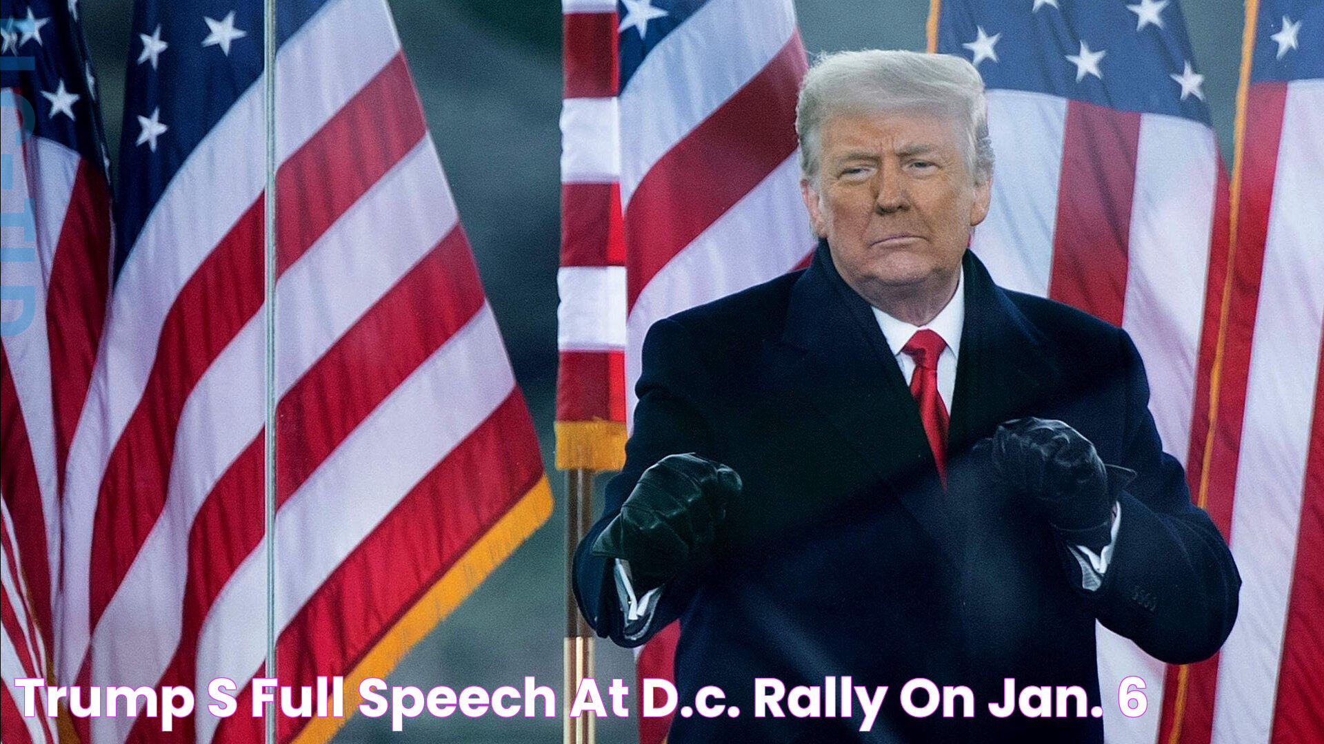 Trump's Full Speech at D.C. Rally on Jan. 6