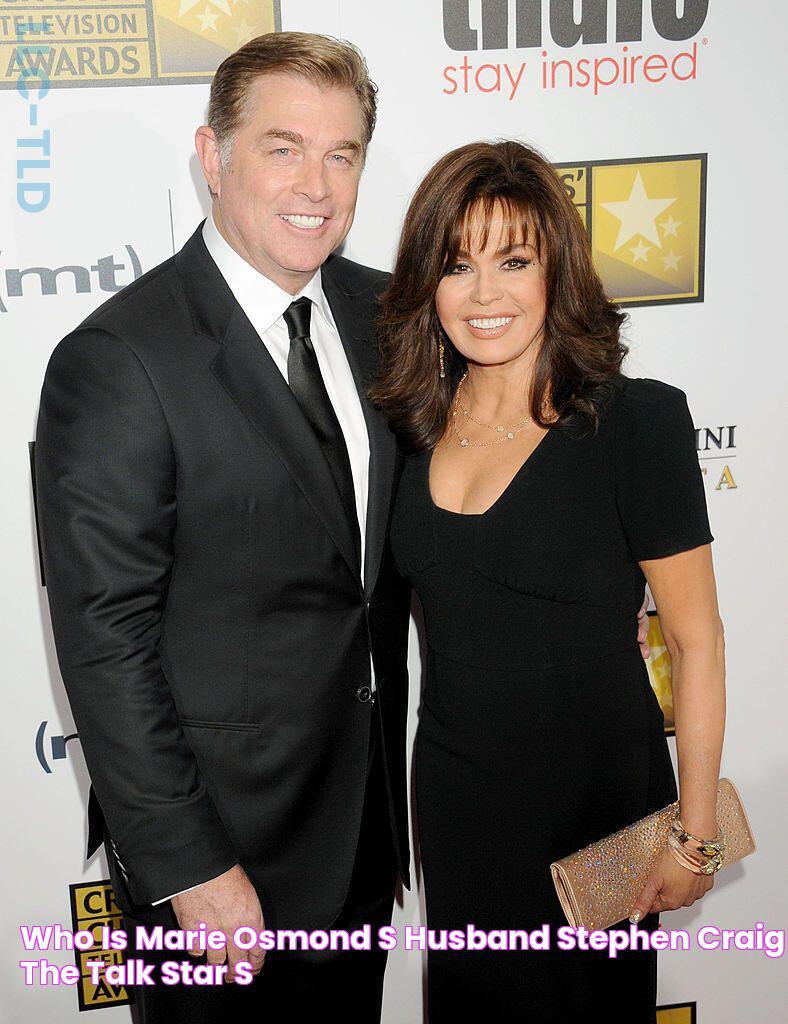 Who Is Marie Osmond's Husband, Stephen Craig? 'The Talk' Star's